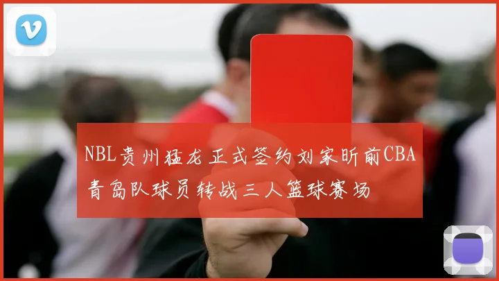NBL贵州猛龙正式签约刘家昕前CBA青岛队球员转战三人篮球赛场